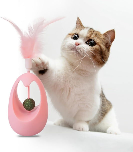 Juguete Interactivo para Gatos con Hierba Gatera y Pelotas Comestibles - Image 2