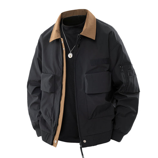 Chaqueta Piloto Retro para Hombre - Estilo Vintage Workwear - Image 5