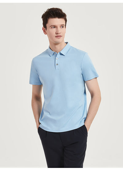 Polo Manga Corta de Algodón Mercerizado para Hombre - Calidad Premium 120 Hilos - Image 12