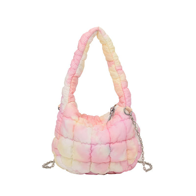 Bolso Nube Acolchado con Pliegues - Cartera de Nylon Puff - Image 26