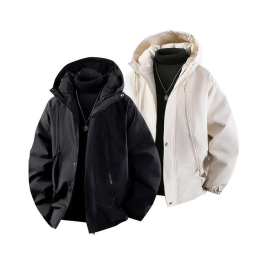 Abrigo de Algodón Grueso para Hombre Resistente al Viento - Image 7