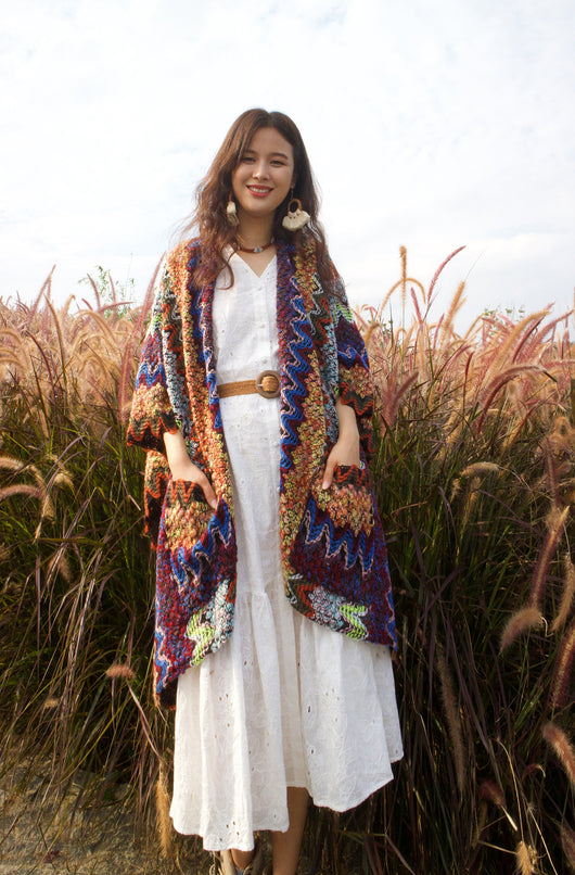 Pashmina Étnica para Viajes - Chal Artesanal Estampado Fotográfico - Image 3
