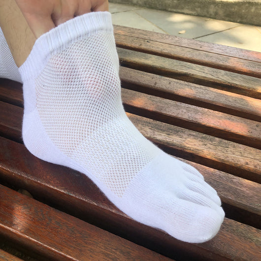 Calcetines Deportivos de Algodón Puro con Dedos Separados - Verano Ultraligero - Image 34