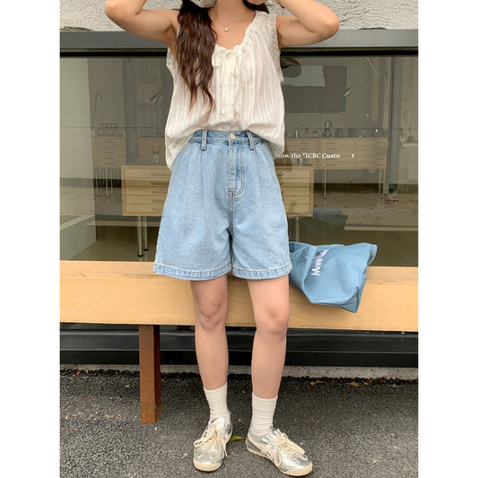 Pantalón Cropped Casual de Talle Alto con Pliegues Reductores - Image 2
