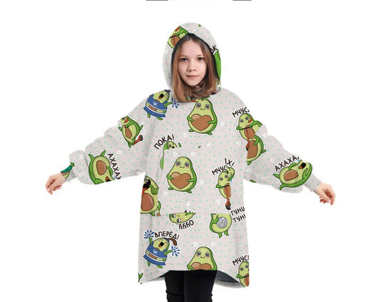 Suéter Manta Estampado Aguacate para Padres e Hijos - Image 27