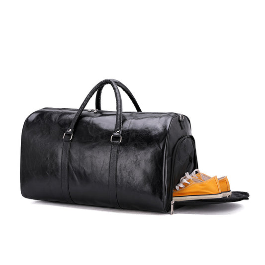 Bolsa Deportiva Retro de Gran Capacidad para Viajes Cortos y Gimnasio - Image 2