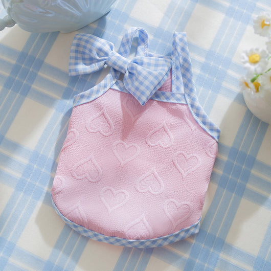 Chaleco Arnés con Moño y Textura Alivio Cardíaco para Perros Pequeños - Image 6