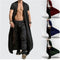 Abrigo Trench Largo Slim Fit Casual para Hombre