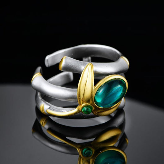 Anillo de Esmeralda Elegante en Aleación para Mujer - Image 4