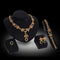 Juego de Joyería Completo: Collar, Aretes, Anillo y Pulsera