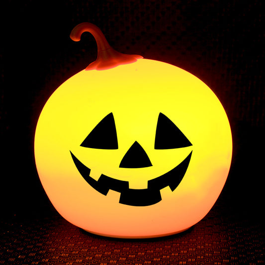Lámpara Nocturna Halloween con Luz Colorida - Decoración Festiva Multicolor