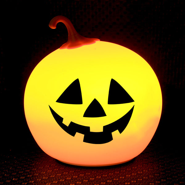 Lámpara Nocturna Halloween con Luz Colorida - Decoración Festiva Multicolor