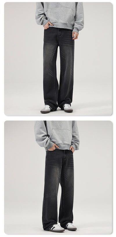 Jeans Vintage Holgados con Micro Acampanada para Hombre - Image 10