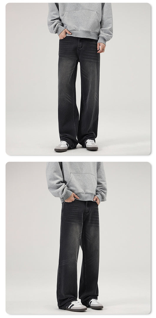 Jeans Vintage Holgados con Micro Acampanada para Hombre - Image 10