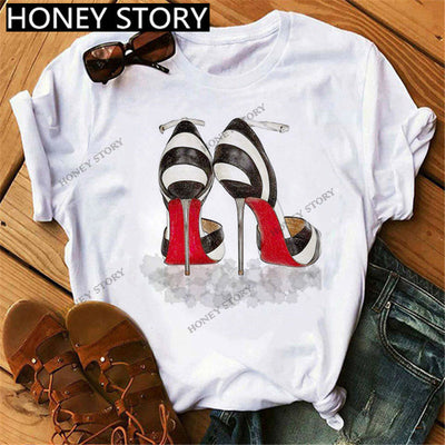 Camiseta Suelta Casual de Cuello Redondo para Mujer - Image 15