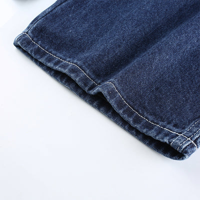 Jeans Rectos de Cintura Alta Sueltos con Estilo Moderno - Image 14