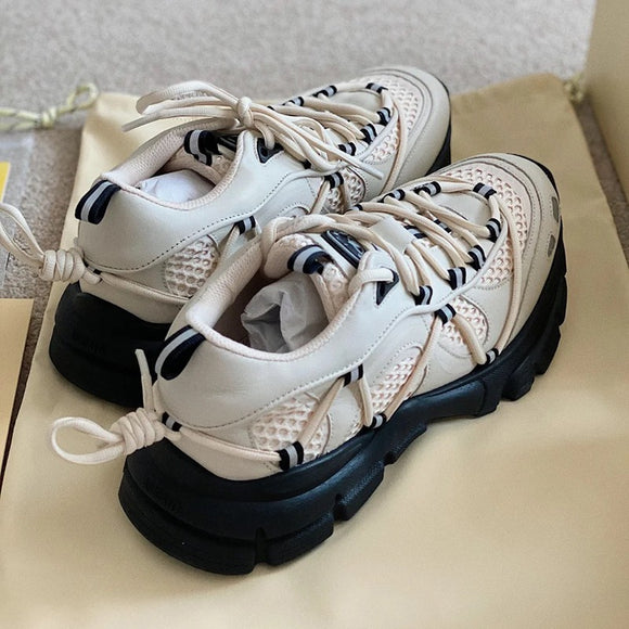Zapatillas Blancas Deportivas Transpirables para Mujer