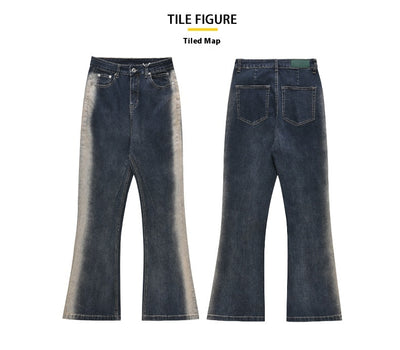 Jeans Acampanados con Degradado de Lavado Lateral - Image 8