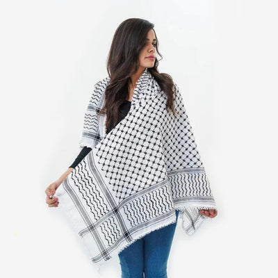 Chamarra Keffiyah Jacquard Tejida - Image 2