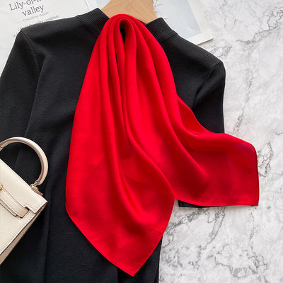 Pañuelo de Seda Elegante Retro para Primavera y Otoño - Image 28
