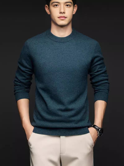 Polera Térmica Básica Cuello Redondo para Hombre - Colores Sólidos - Image 6