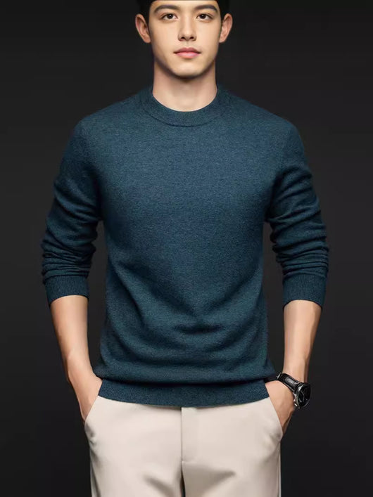 Polera Térmica Básica Cuello Redondo para Hombre - Colores Sólidos - Image 6