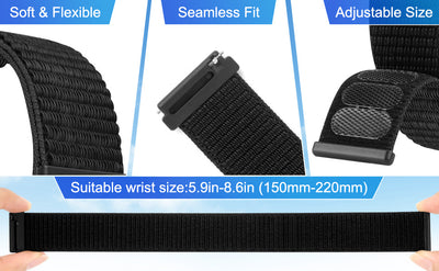 Correa Nylon Velcro Compatible con Versa 2 y Sense 2 - Image 23