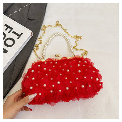 Bolso Tipo Shell con Broche Floral para Cenas Elegantes - Image 11