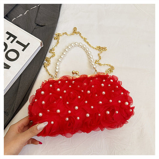 Bolso Tipo Shell con Broche Floral para Cenas Elegantes - Image 11