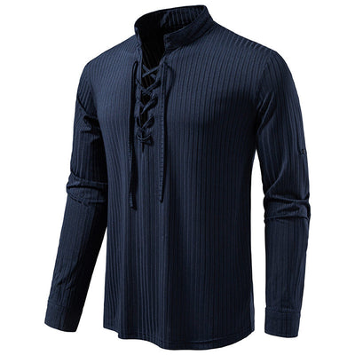 Playera Casual de Manga Larga con Cordón Ajustable para Hombre - Image 20