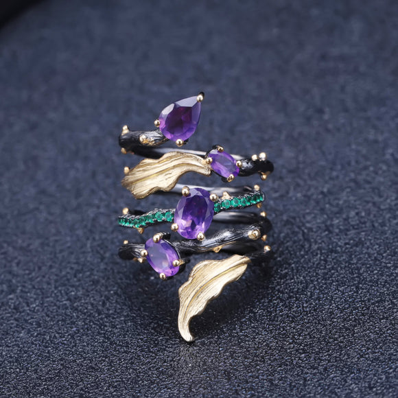 Anillo Personalizado con Gemas Incrustadas Diseño Exclusivo