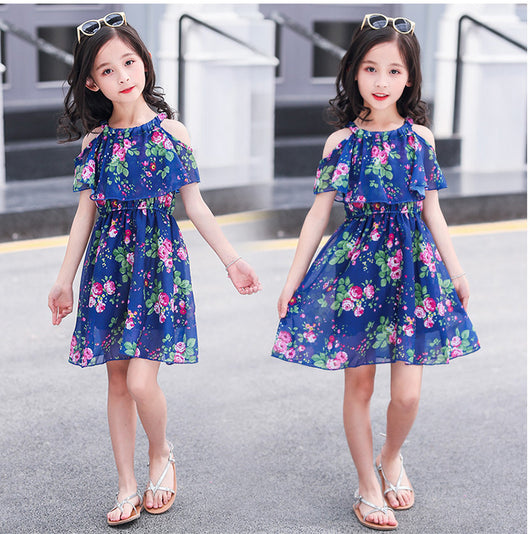 Vestido Princesa Niña Estilo Occidental Tul Esponjoso Tendencia Viral - Image 11