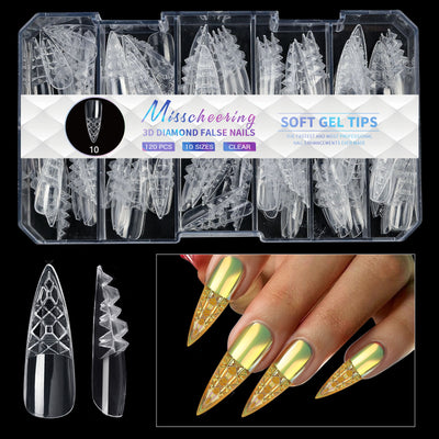 Puntas de Uñas 3D Diamond Wear de Larga Duración - Image 14