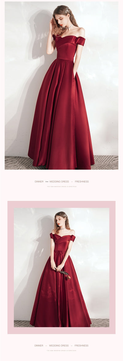 Vestido de Satén Rojo Elegante para Cena y Eventos Formales - Image 12