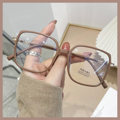 Gafas de Marco Grande Espejo Plano Tendencia Viral - Image 15