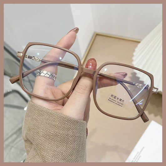 Gafas de Marco Grande Espejo Plano Tendencia Viral - Image 15