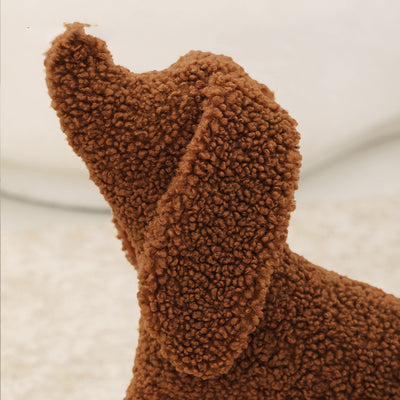 Almohada Peluche Perro Salchicha Adorable para el Hogar - Image 5