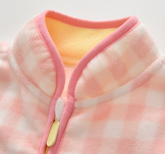 Blusa Infantil Manga Larga Cuello Alto - Diseño Moderno Primavera Otoño