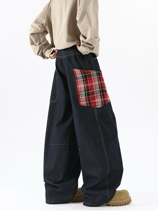 Pantalones Cargo Vaqueros con Bolsillos Grandes Diseño Retro para Hombre - Image 18