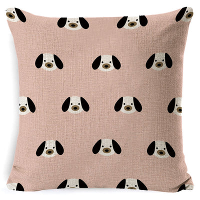 Funda de Almohada Vintage Perros Algodón 45x45 - Image 10