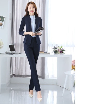 Blazer Profesional Grueso sin Planchado para Mujer - Traje Ejecutivo Manga Larga - Image 8