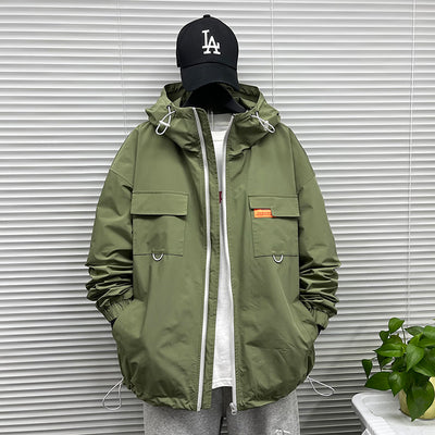 Chaqueta de Trabajo Impermeable con Capucha para Hombre - Image 3