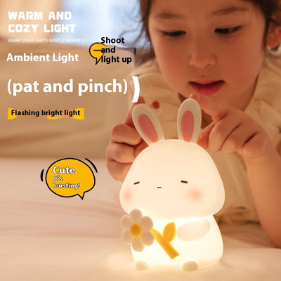 Lámpara LED Táctil de Silicona para Mesita de Noche con Carga USB - Image 5