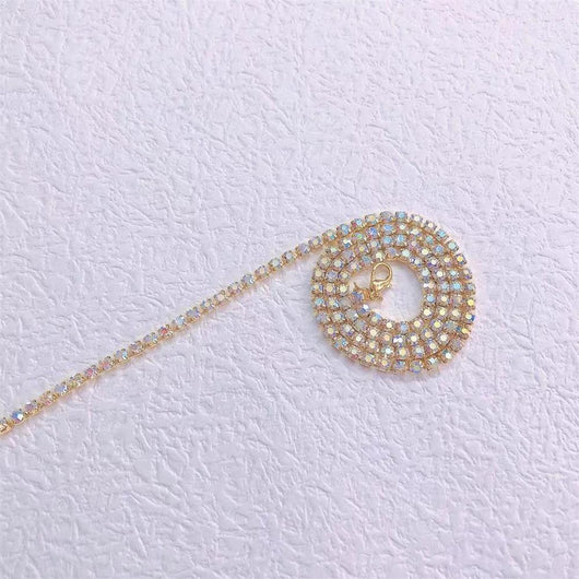 Cadena Trenzada Hip Hop con Strass Brillante - Image 13