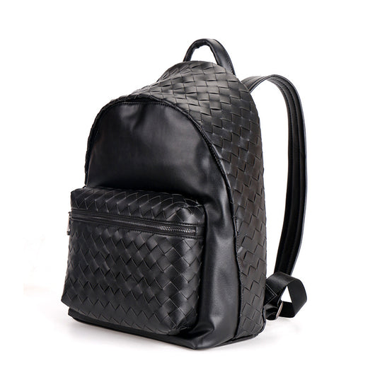 Mochila Escolar Tejida de Gran Capacidad para Hombre - Image 8
