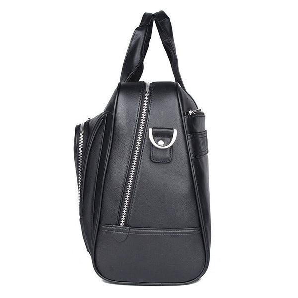 Maletín de Negocios en Cuero Genuino - Bolsa para Laptop 17" Premium Nappa