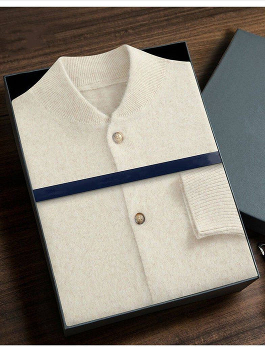 Cardigan Grueso y Cálido para Hombre - Suéter Holgado - Image 14