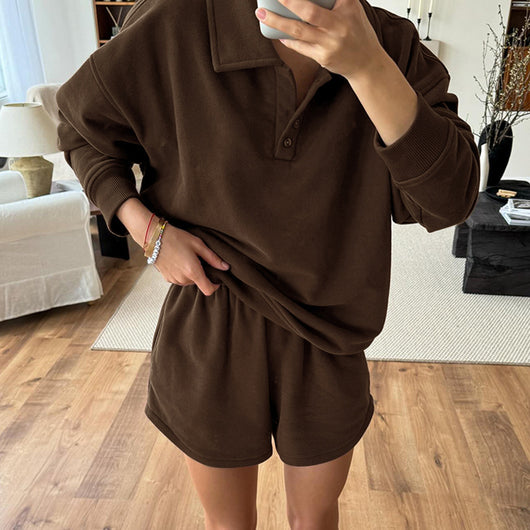 Conjunto Deportivo Polo y Shorts para Otoño e Invierno - Image 4