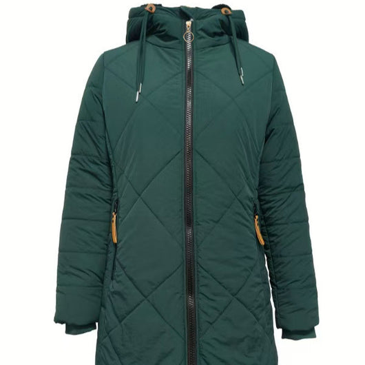 Chaqueta Acolchada de Algodón Estilo Europeo y Americano para Mujer - Image 4