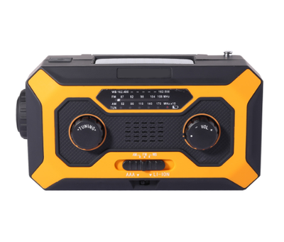Radio Linterna Solar con Cargador de Emergencia y Manivela - Image 10